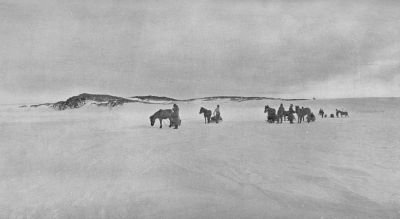 The Mule Party Leaves Cape Evans—October 29, 1912