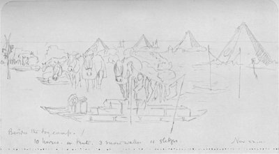 Camp On The Barrier—E. A. Wilson, del.