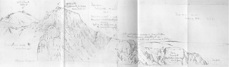 Plate V.—Mount F. L. Smith And The Land To The North-West—E. A. Wilson, del. Emery Walker Limited, Collotypers.