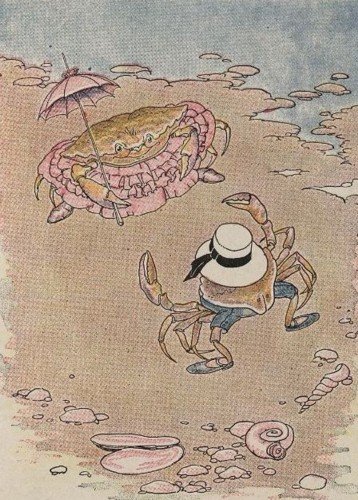 THE YOUNG CRAB AND HIS MOTHER
